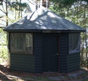 gazebo on Muskoka Lake