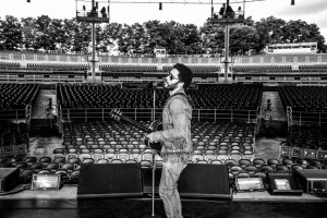 Lenny Kravitz sound check in Toronto. Photo by Mathiew Bitton